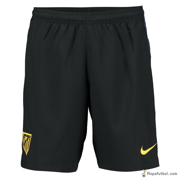 Pantalones Atlético de Madrid Replica Segunda Ropa 2016/17 Negro